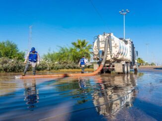 Ha retirado JMAS 2 millones de litros de agua del Puente Centauro en Las Torres