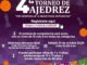 Invitan a participar en el Cuarto Torneo de Ajedrez 2026